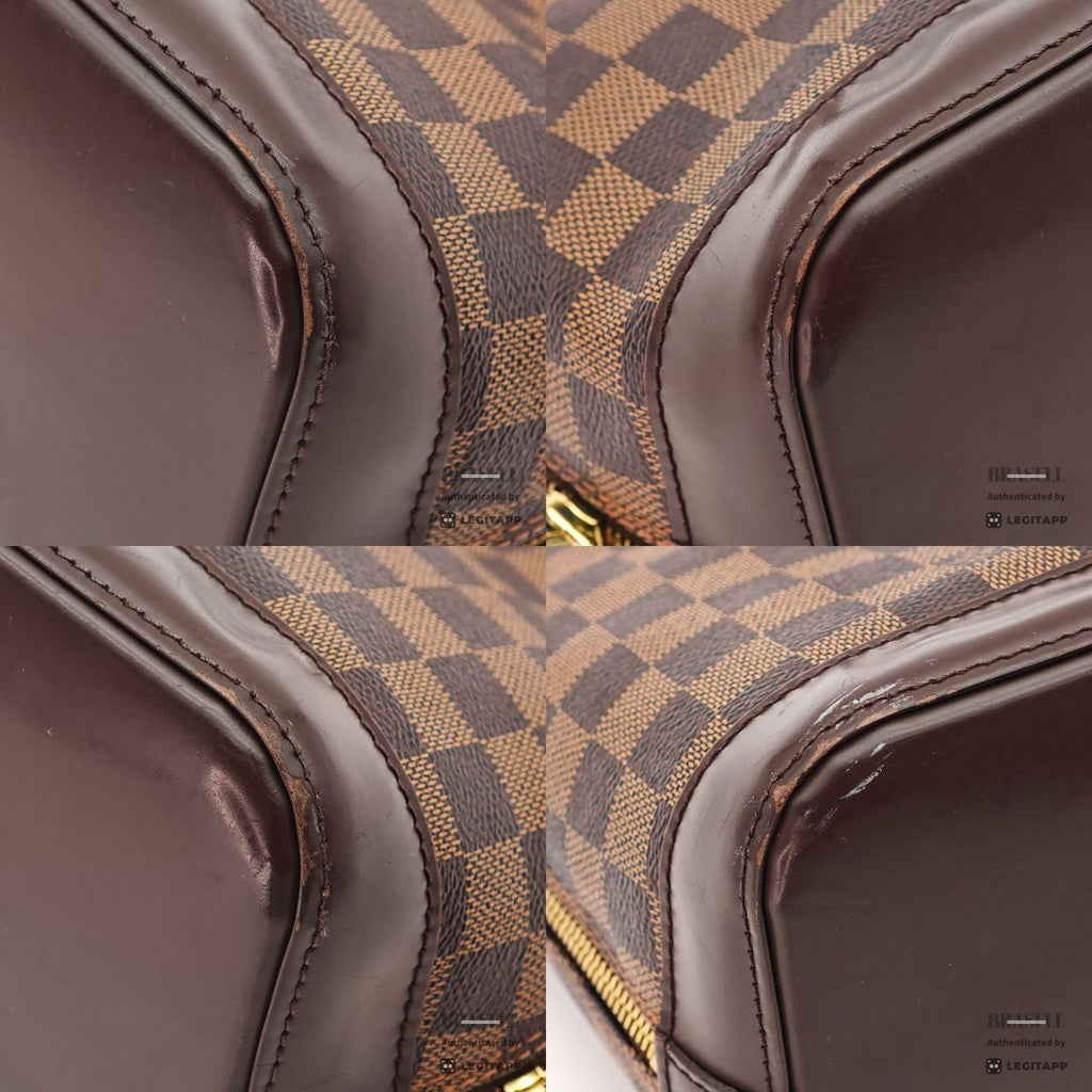 LOUIS VUITTON Damier Ebene Alma PM N51131 Handbag Brown Unisex【ImportFeeFREE】