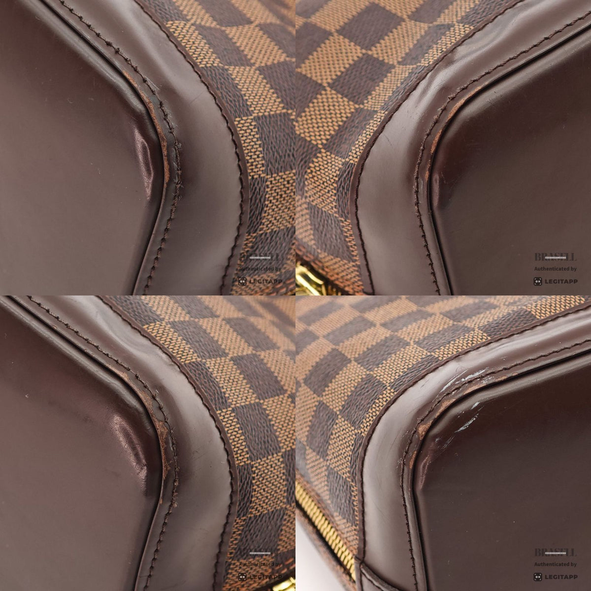 LOUIS VUITTON Damier Ebene Alma PM N51131 Handbag Brown Unisex【ImportFeeFREE】