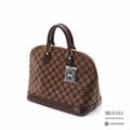 LOUIS VUITTON Damier Ebene Alma PM N51131 Handbag Brown Unisex【ImportFeeFREE】