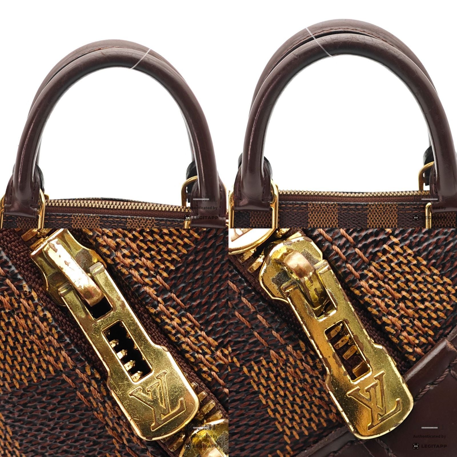 LOUIS VUITTON Damier Ebene Alma PM N51131 Handbag Brown Unisex【ImportFeeFREE】