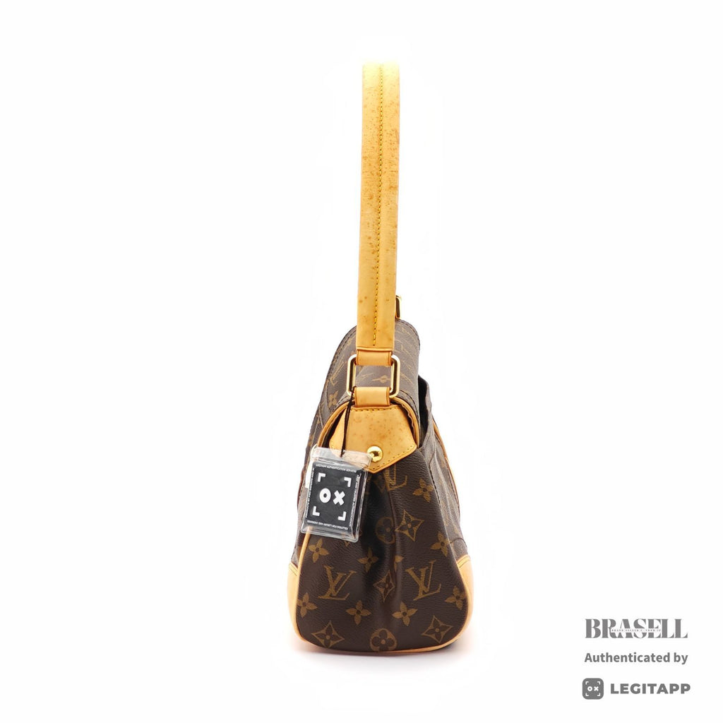 LOUIS VUITTON Monogram Beverly MM M40121 Flap Handbag Brown【ImportFeeFREE】