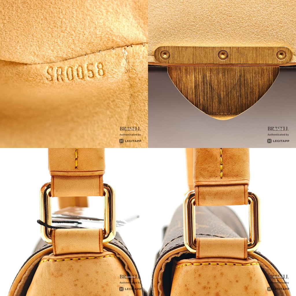 LOUIS VUITTON Monogram Beverly MM M40121 Flap Handbag Brown【ImportFeeFREE】