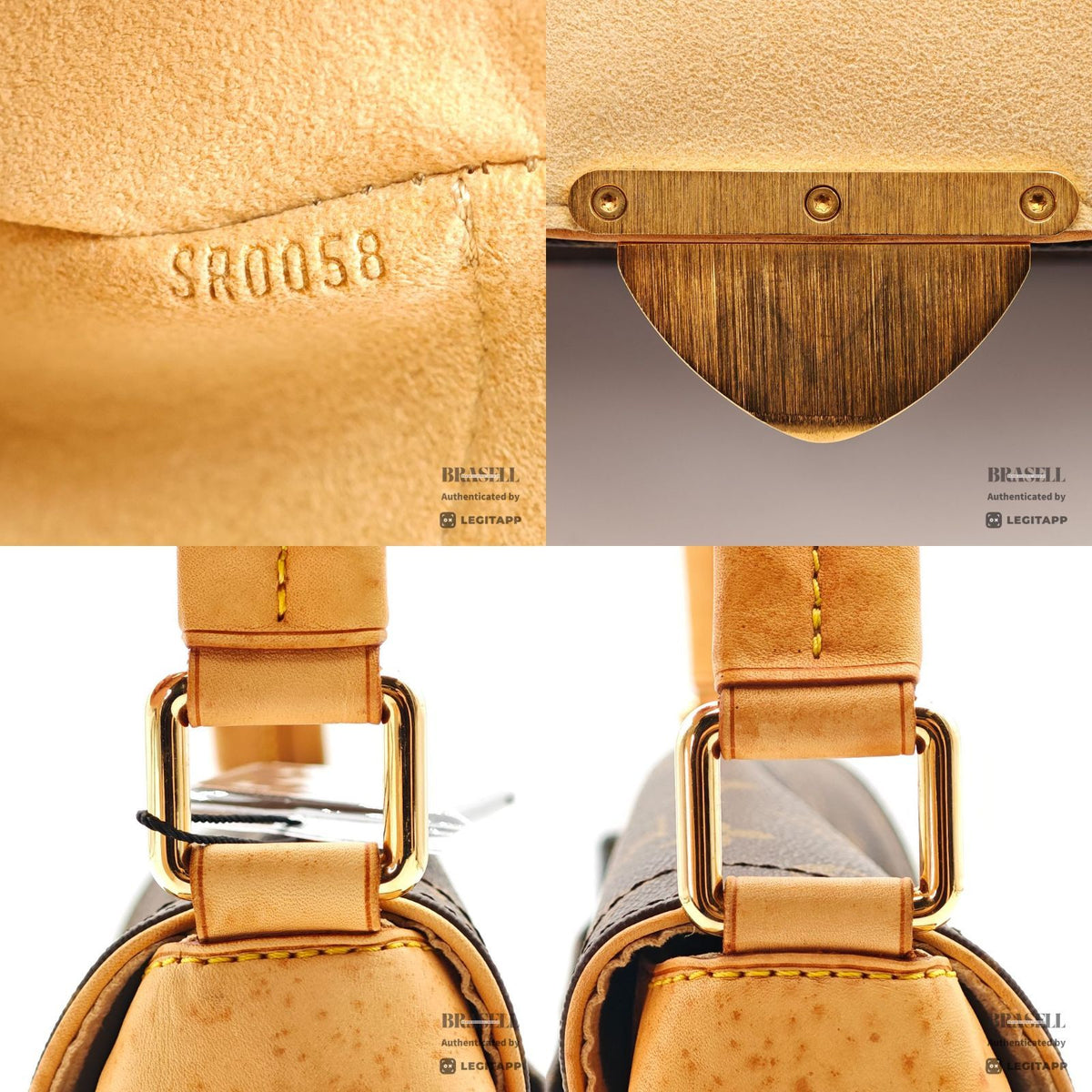 LOUIS VUITTON Monogram Beverly MM M40121 Flap Handbag Brown【ImportFeeFREE】