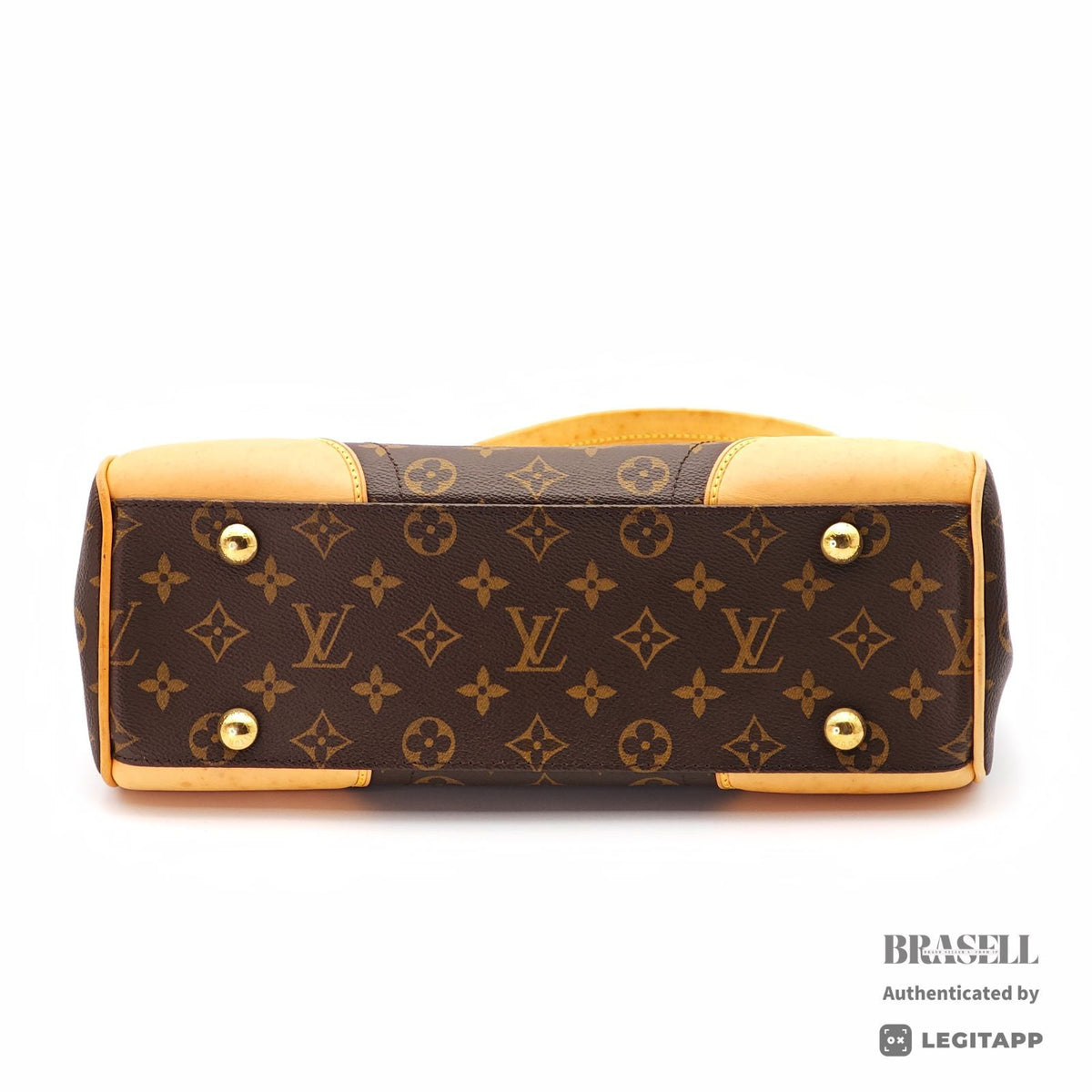 LOUIS VUITTON Monogram Beverly MM M40121 Flap Handbag Brown【ImportFeeFREE】