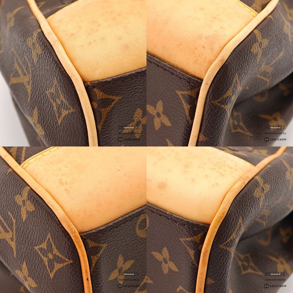 LOUIS VUITTON Monogram Beverly MM M40121 Flap Handbag Brown【ImportFeeFREE】
