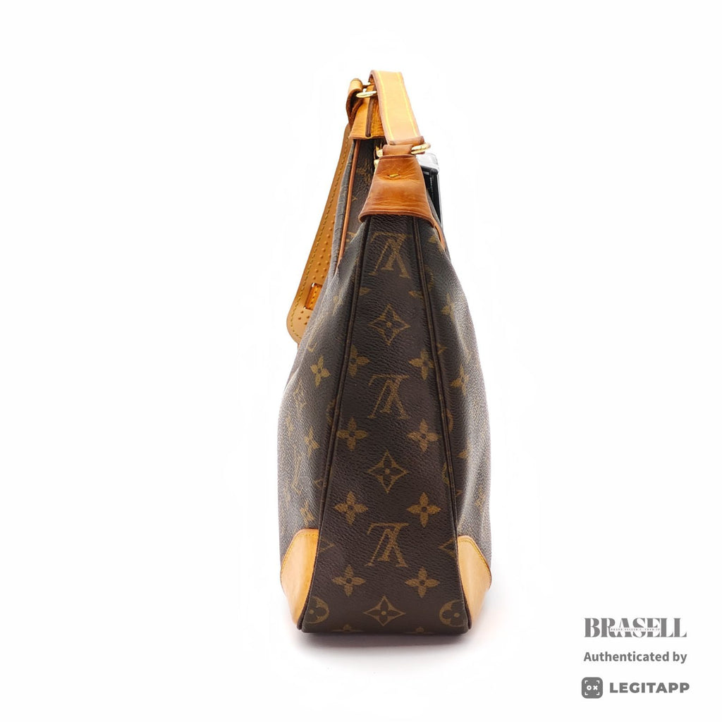 LOUIS VUITTON Monogram Boulogne 30 M51265 Shoulder Bag Brown【ImportFeeFREE】