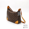 LOUIS VUITTON Monogram Boulogne 30 M51265 Shoulder Bag Brown【ImportFeeFREE】