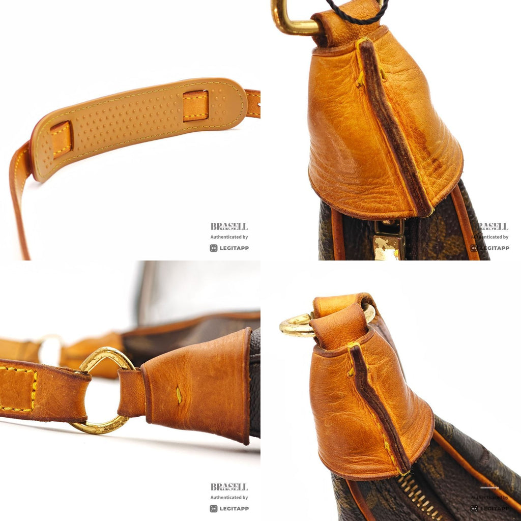 LOUIS VUITTON Monogram Boulogne 30 M51265 Shoulder Bag Brown【ImportFeeFREE】