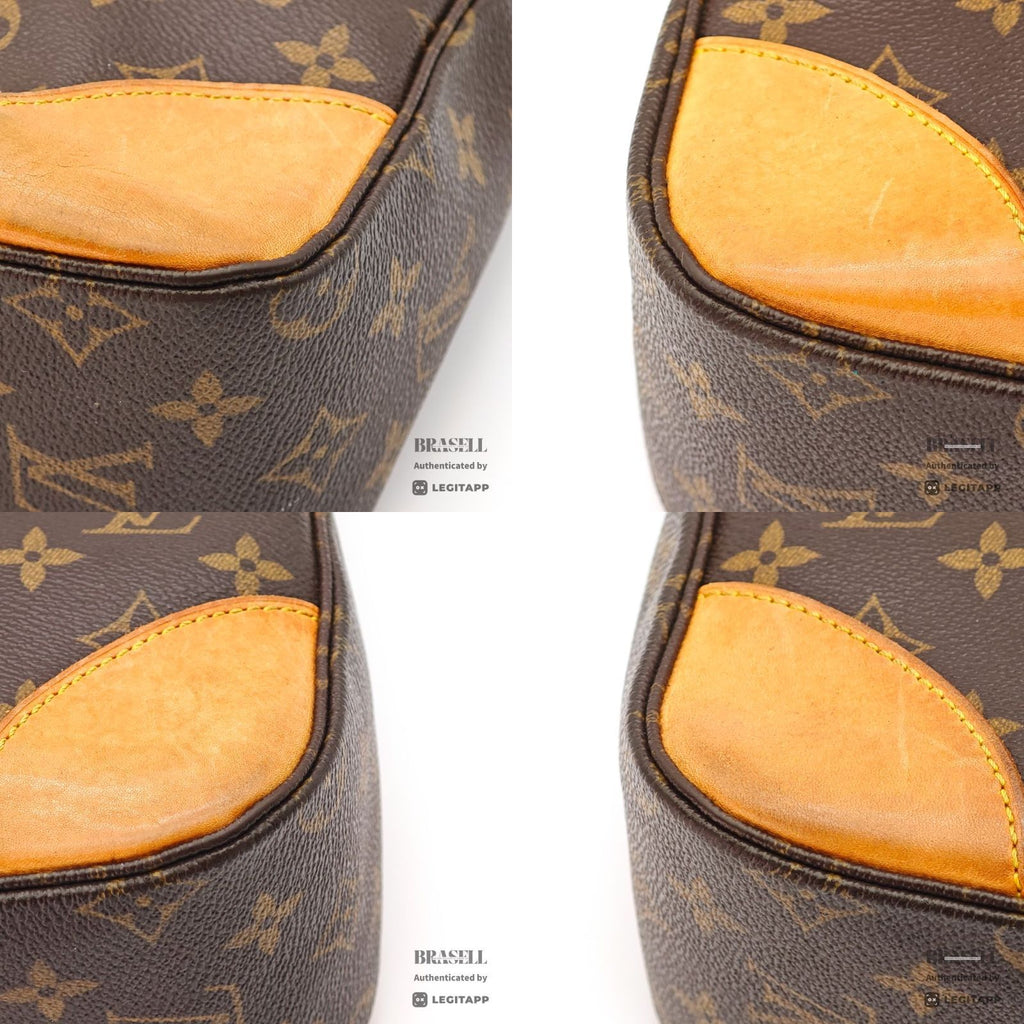 LOUIS VUITTON Monogram Boulogne 30 M51265 Shoulder Bag Brown【ImportFeeFREE】