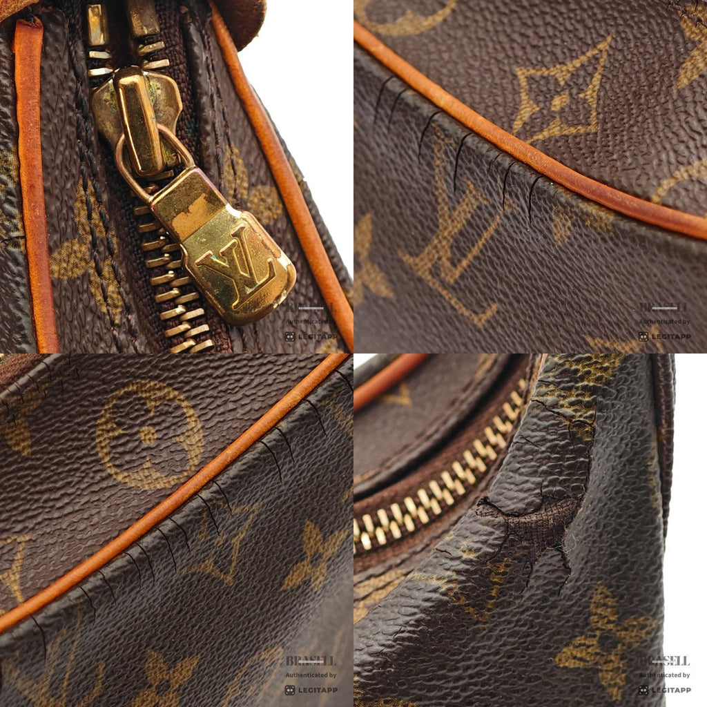 LOUIS VUITTON Monogram Boulogne 30 M51265 Shoulder Bag Brown【ImportFeeFREE】