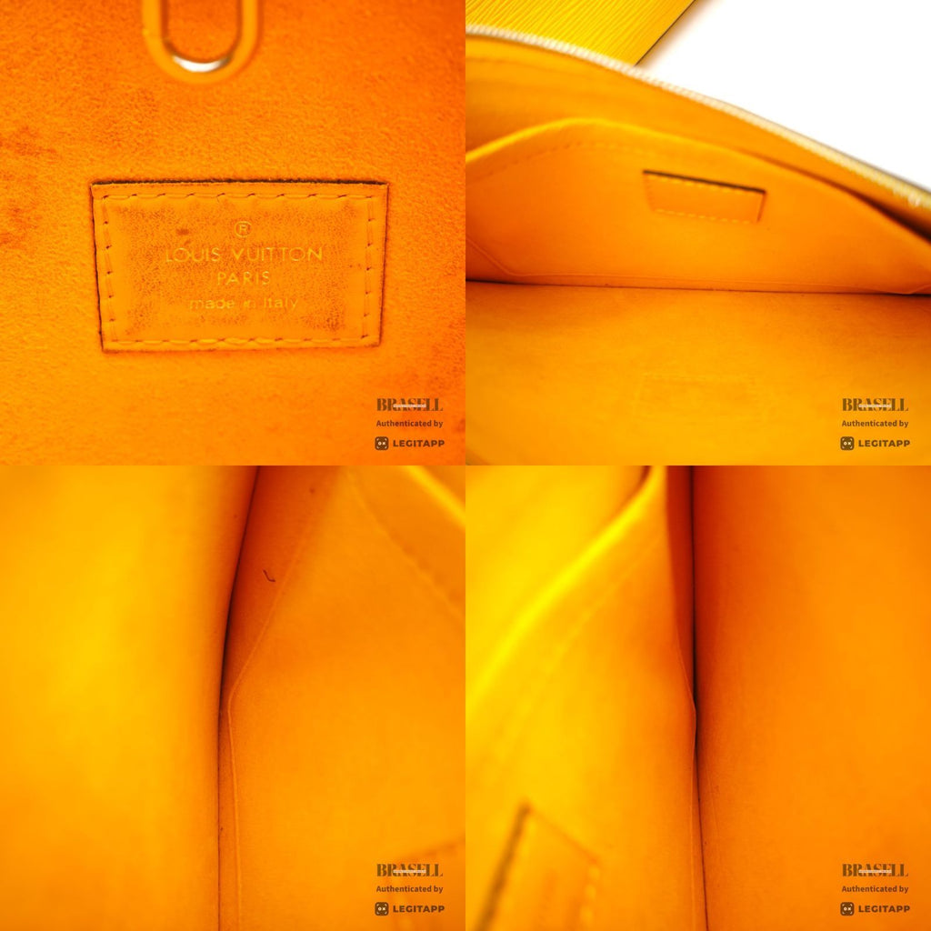LOUIS VUITTON Epi Neverfull MM M40956 Tote Bag Yellow【ImportFeeFREE】