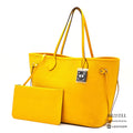 LOUIS VUITTON Epi Neverfull MM M40956 Tote Bag Yellow【ImportFeeFREE】
