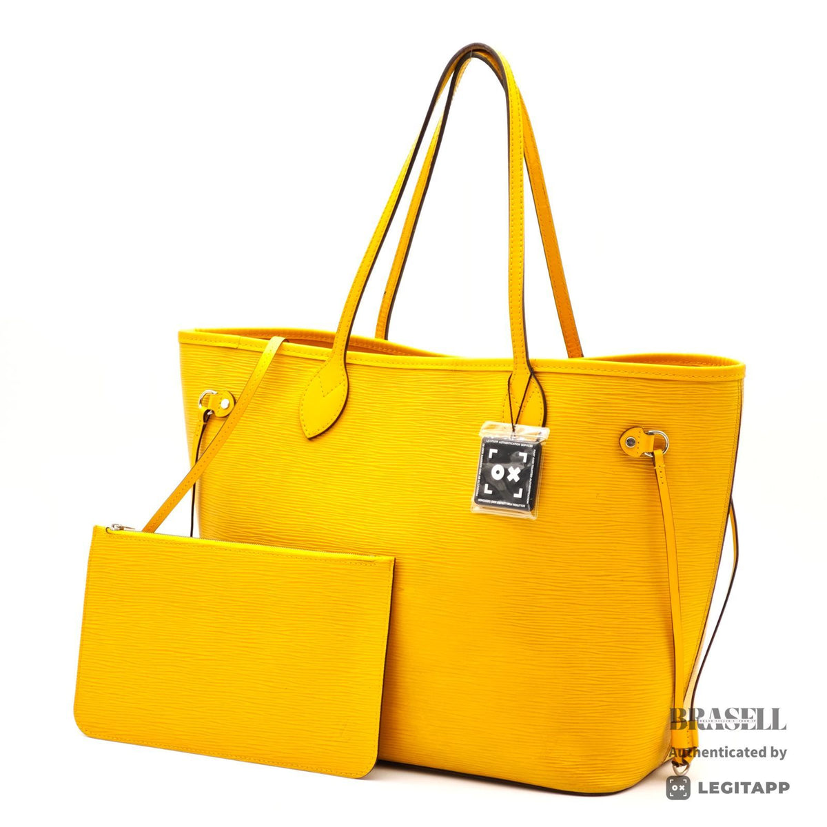 LOUIS VUITTON Epi Neverfull MM M40956 Tote Bag Yellow【ImportFeeFREE】