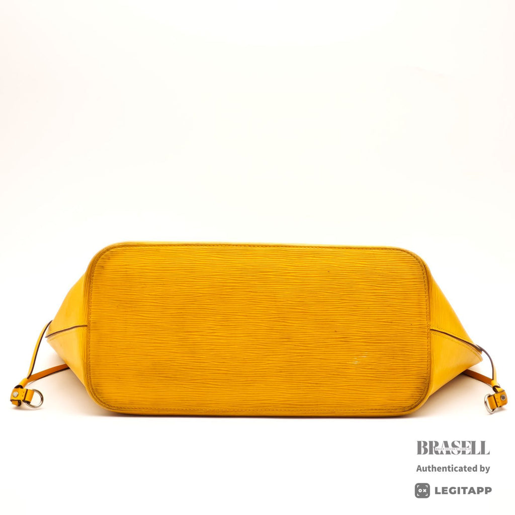 LOUIS VUITTON Epi Neverfull MM M40956 Tote Bag Yellow【ImportFeeFREE】