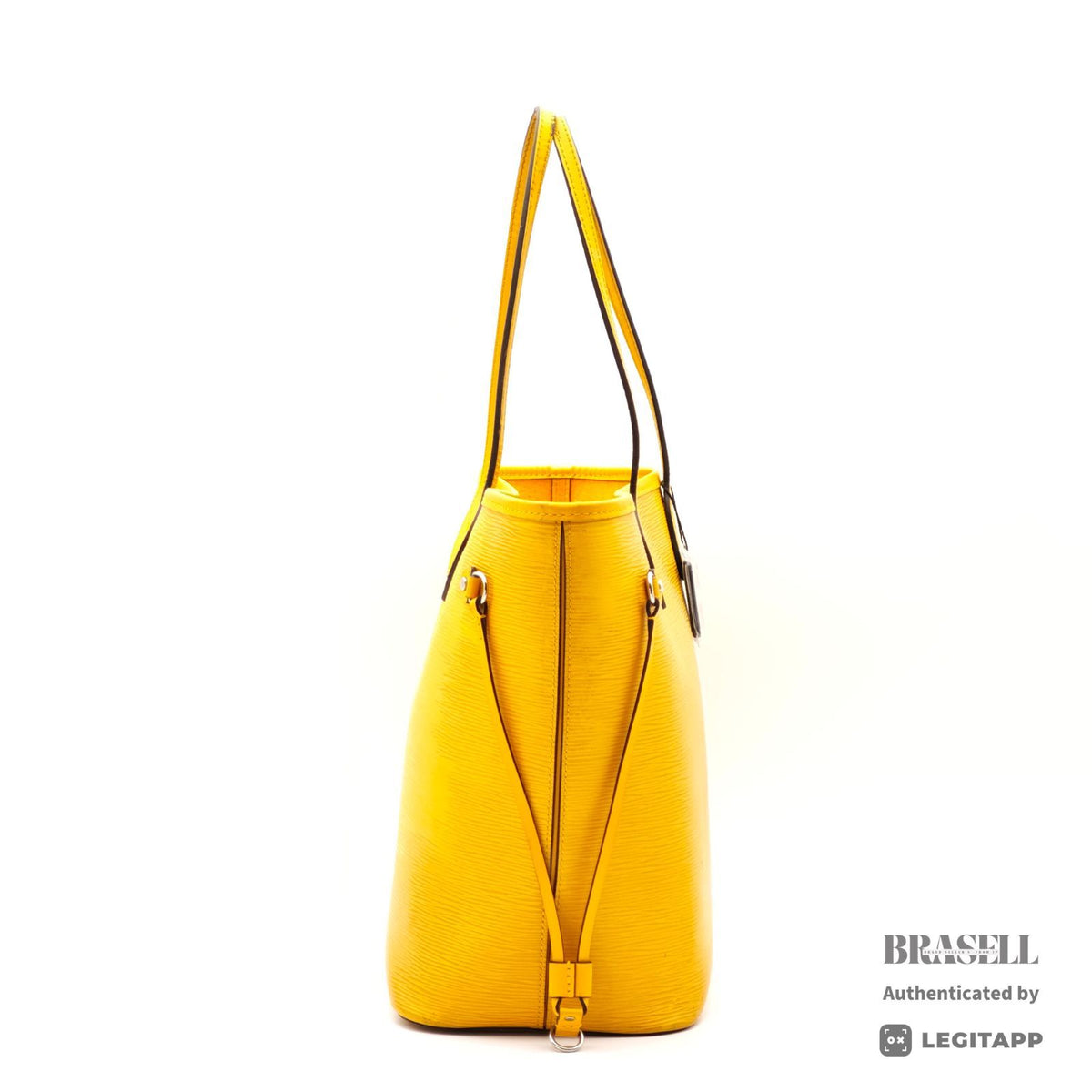 LOUIS VUITTON Epi Neverfull MM M40956 Tote Bag Yellow【ImportFeeFREE】