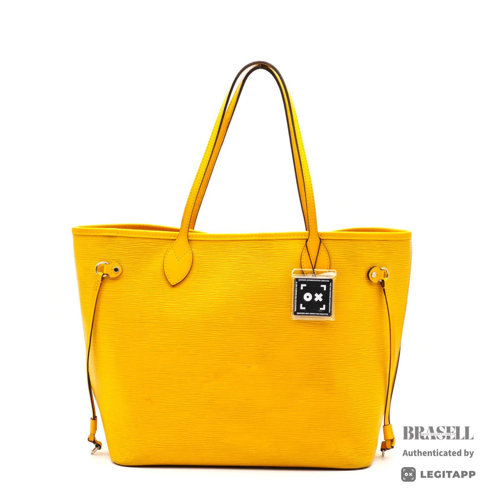 LOUIS VUITTON Epi Neverfull MM M40956 Tote Bag Yellow【ImportFeeFREE】