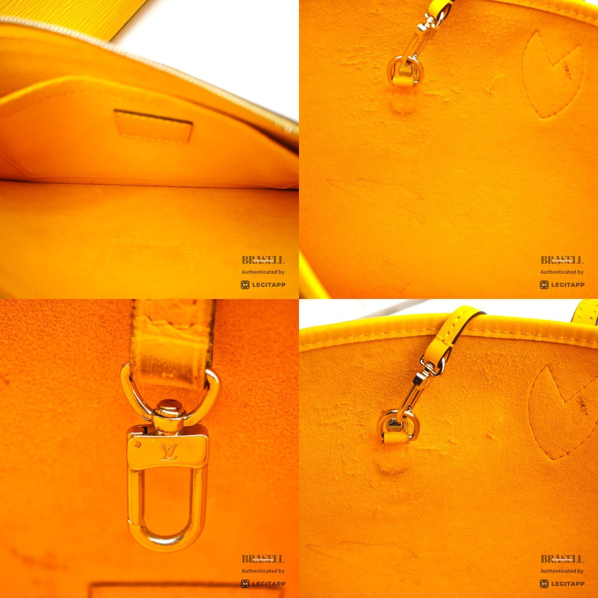 LOUIS VUITTON Epi Neverfull MM M40956 Tote Bag Yellow【ImportFeeFREE】