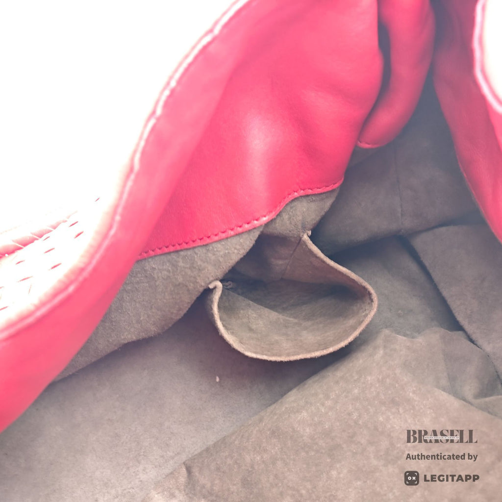 BOTTEGA VENETA Intrecciato Handbag Red Women's【ImportFeeFREE】