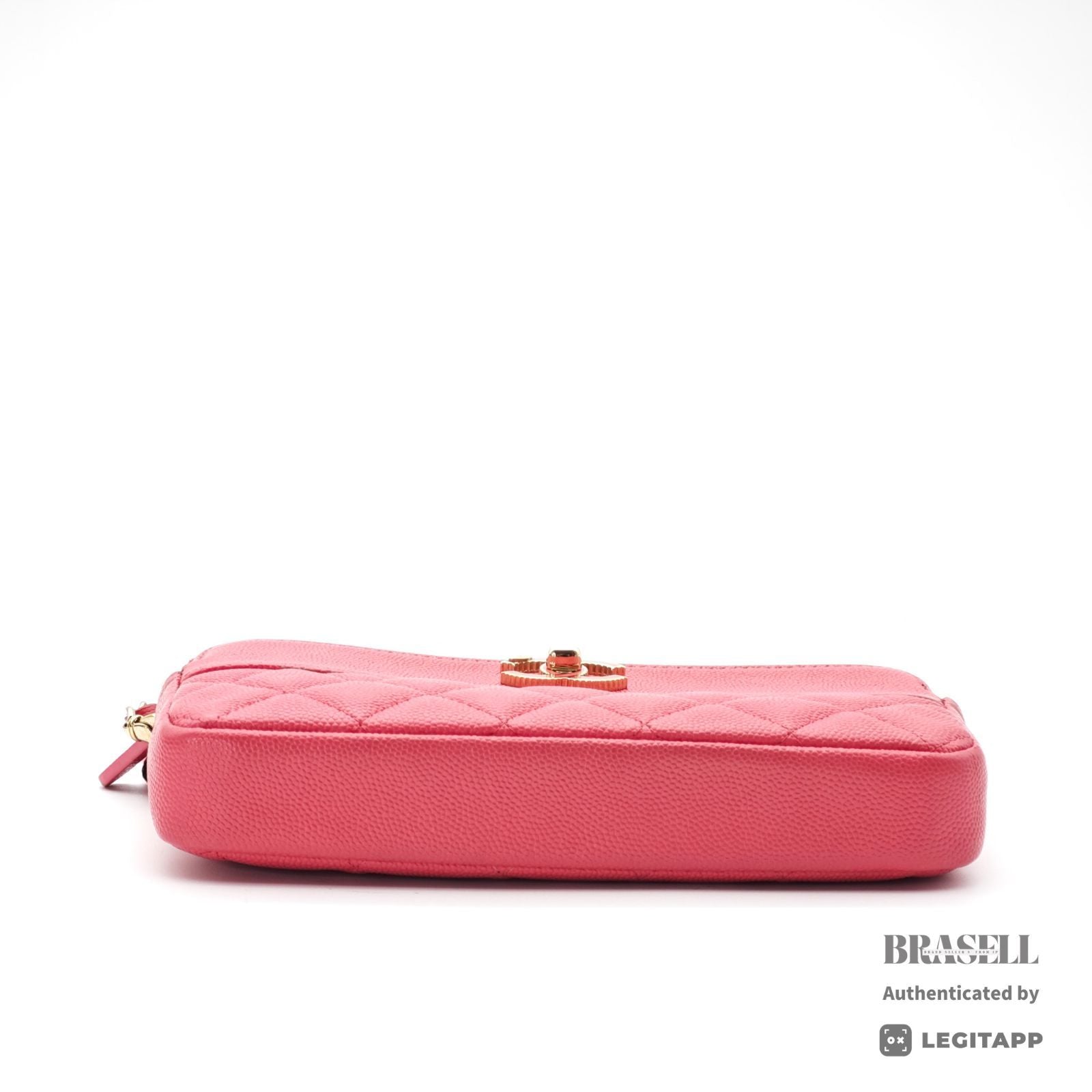 CHANEL Chain Wallet Shoulder Bag Pink Women's with Box Dust Bag【ImportFeeFREE】