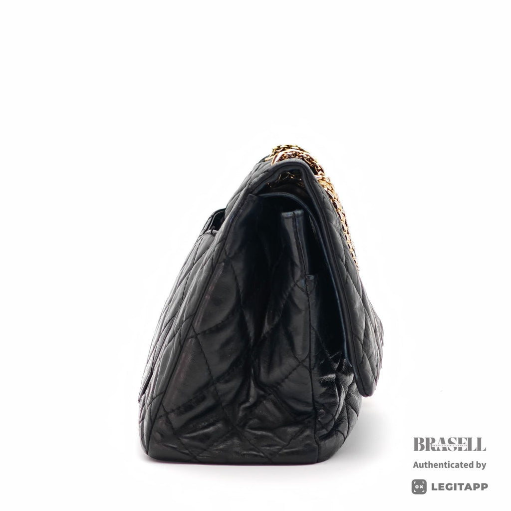 CHANEL Large Matelasse 2-Way Handbag Shoulder Bag Black【ImportFeeFREE】