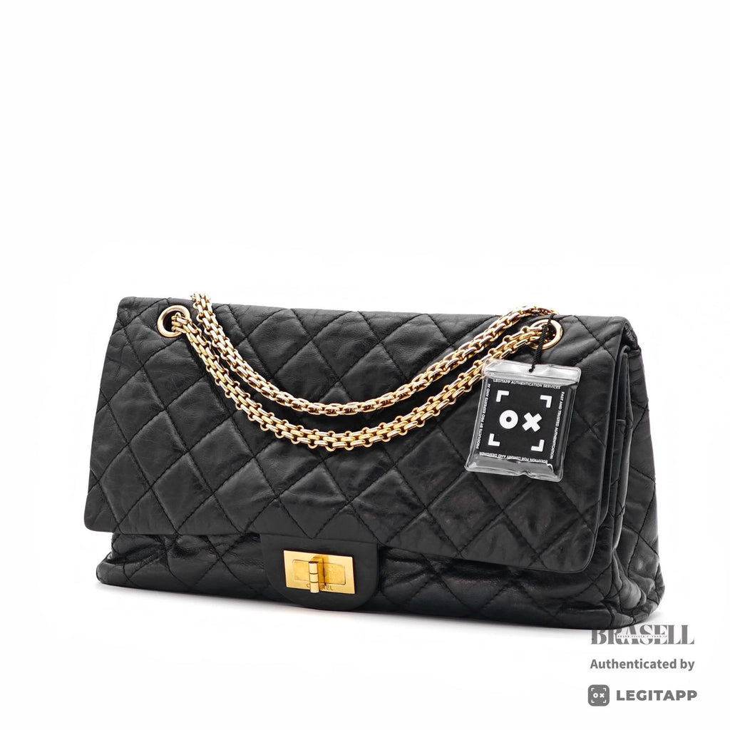 CHANEL Large Matelasse 2-Way Handbag Shoulder Bag Black【ImportFeeFREE】