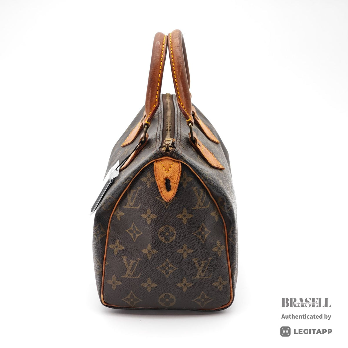 LOUIS VUITTON Speedy 25 Monogram Canvas Hand Bag M41528 Brown 【ImportFeeFREE】