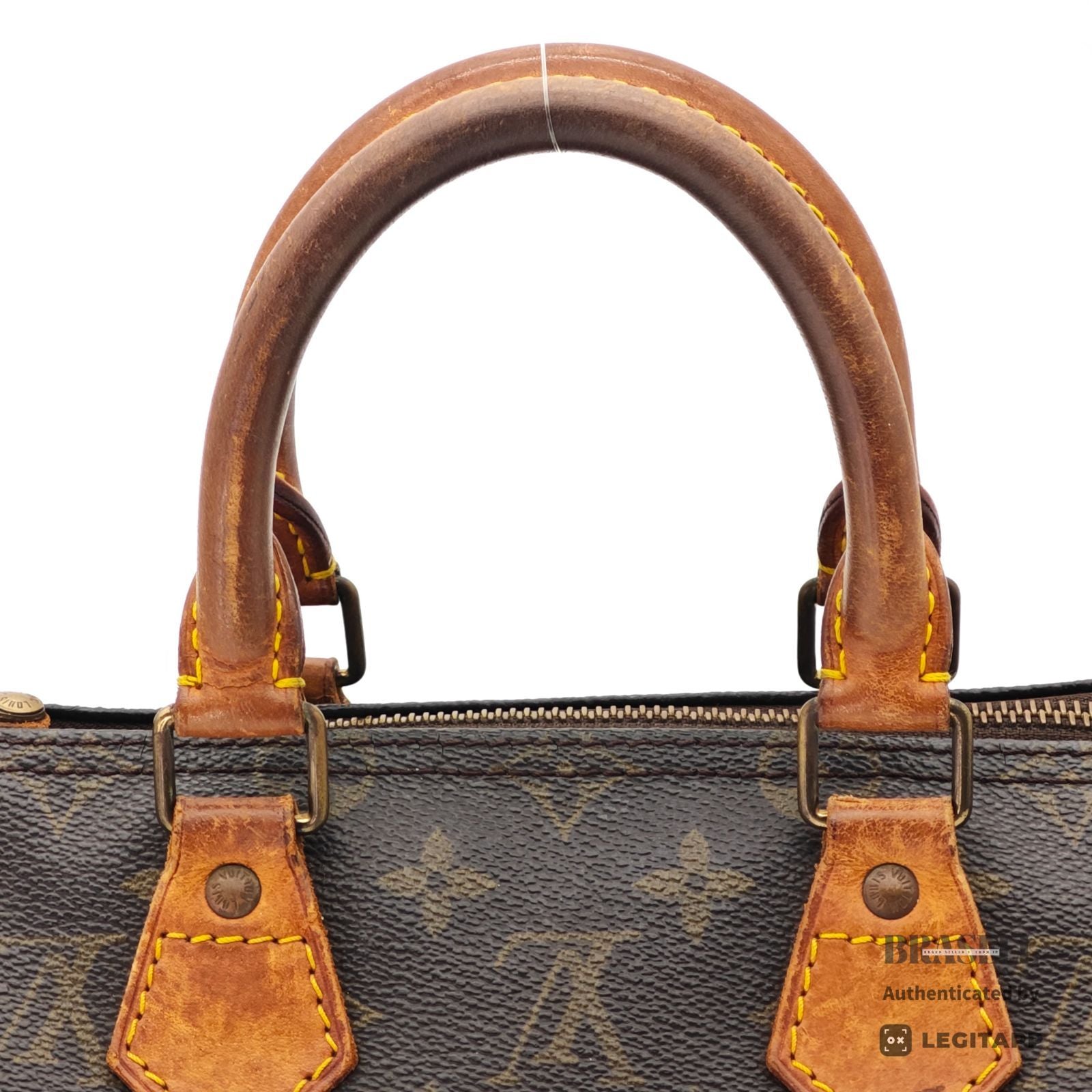 LOUIS VUITTON Speedy 25 Monogram Canvas Hand Bag M41528 Brown 【ImportFeeFREE】