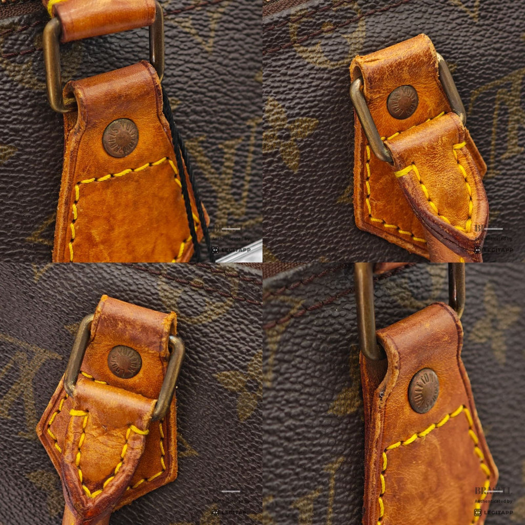 LOUIS VUITTON Speedy 25 Monogram Canvas Hand Bag M41528 Brown 【ImportFeeFREE】