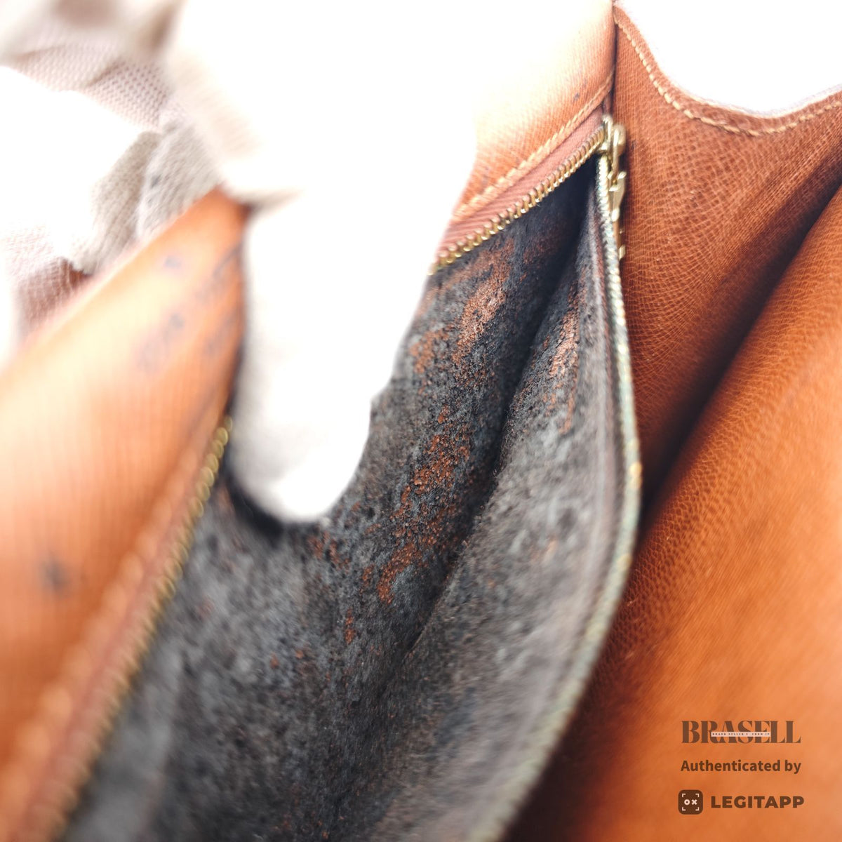 LOUIS VUITTON Monceau Monogram Canvas Brown Hand Bag M51187 【ImportFeeFREE】