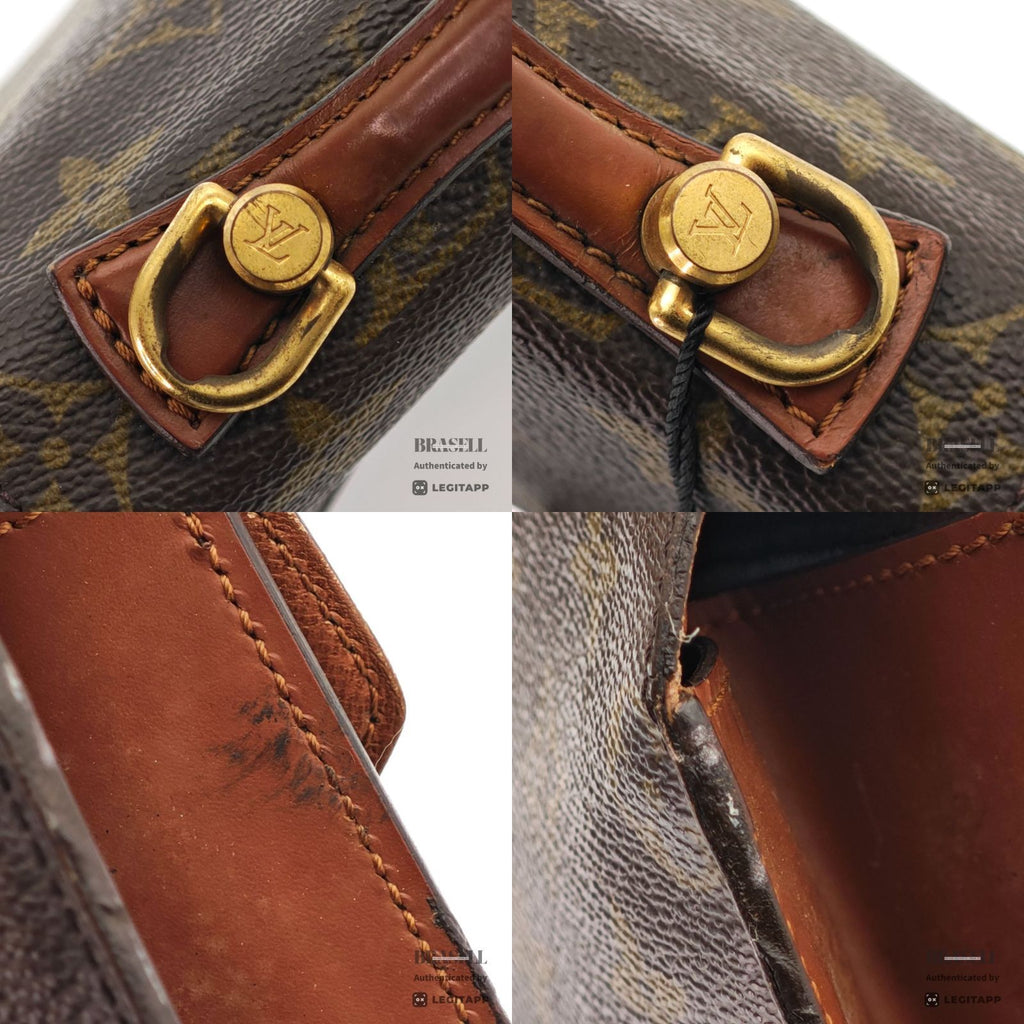 LOUIS VUITTON Monceau Monogram Canvas Brown Hand Bag M51187 【ImportFeeFREE】