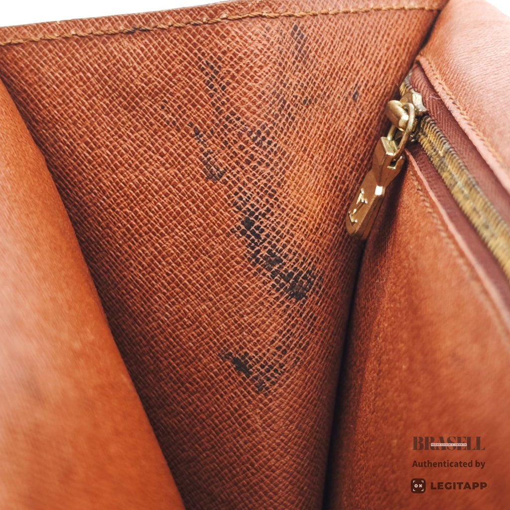 LOUIS VUITTON Monceau Monogram Canvas Brown Hand Bag M51187 【ImportFeeFREE】