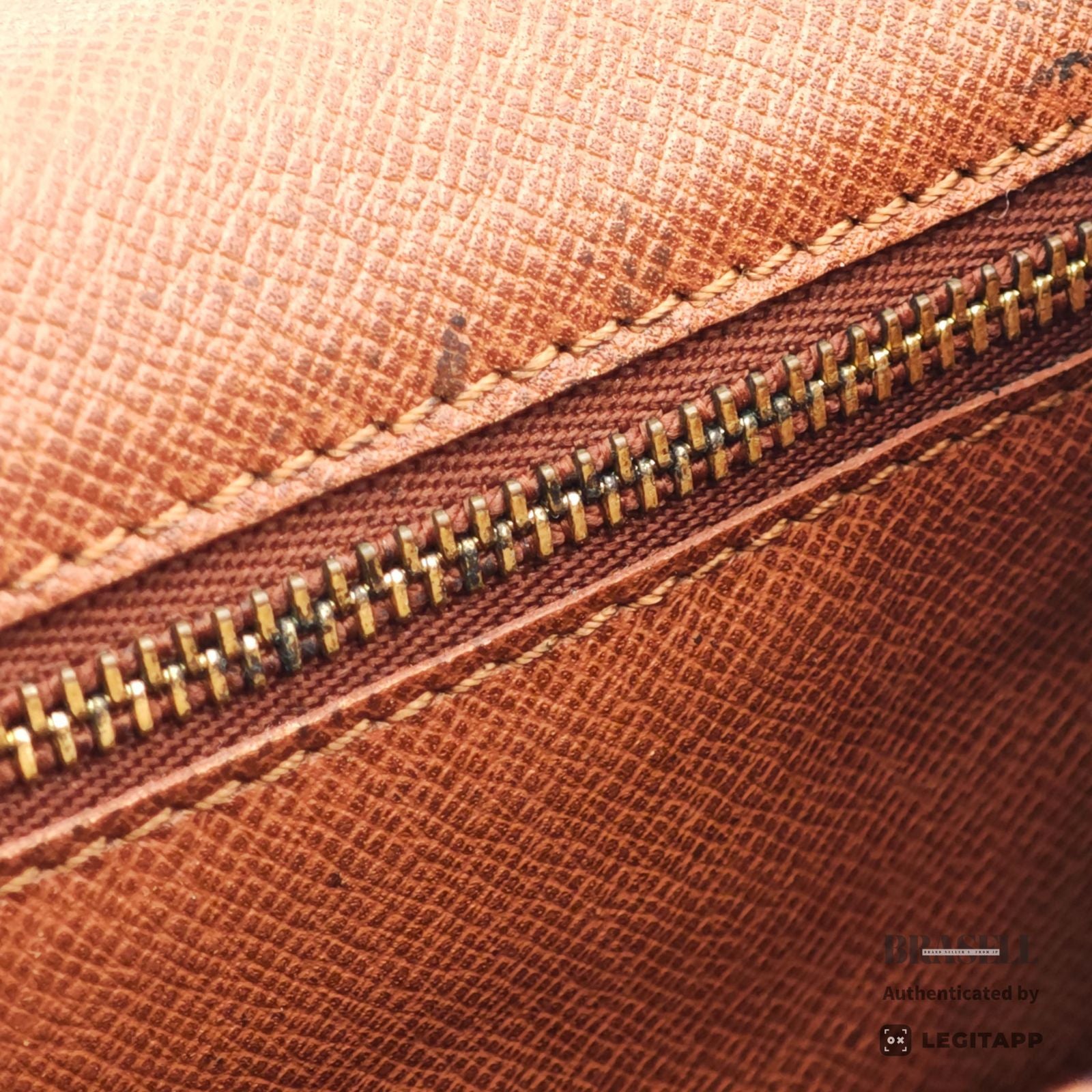 LOUIS VUITTON Monceau Monogram Canvas Brown Hand Bag M51187 【ImportFeeFREE】