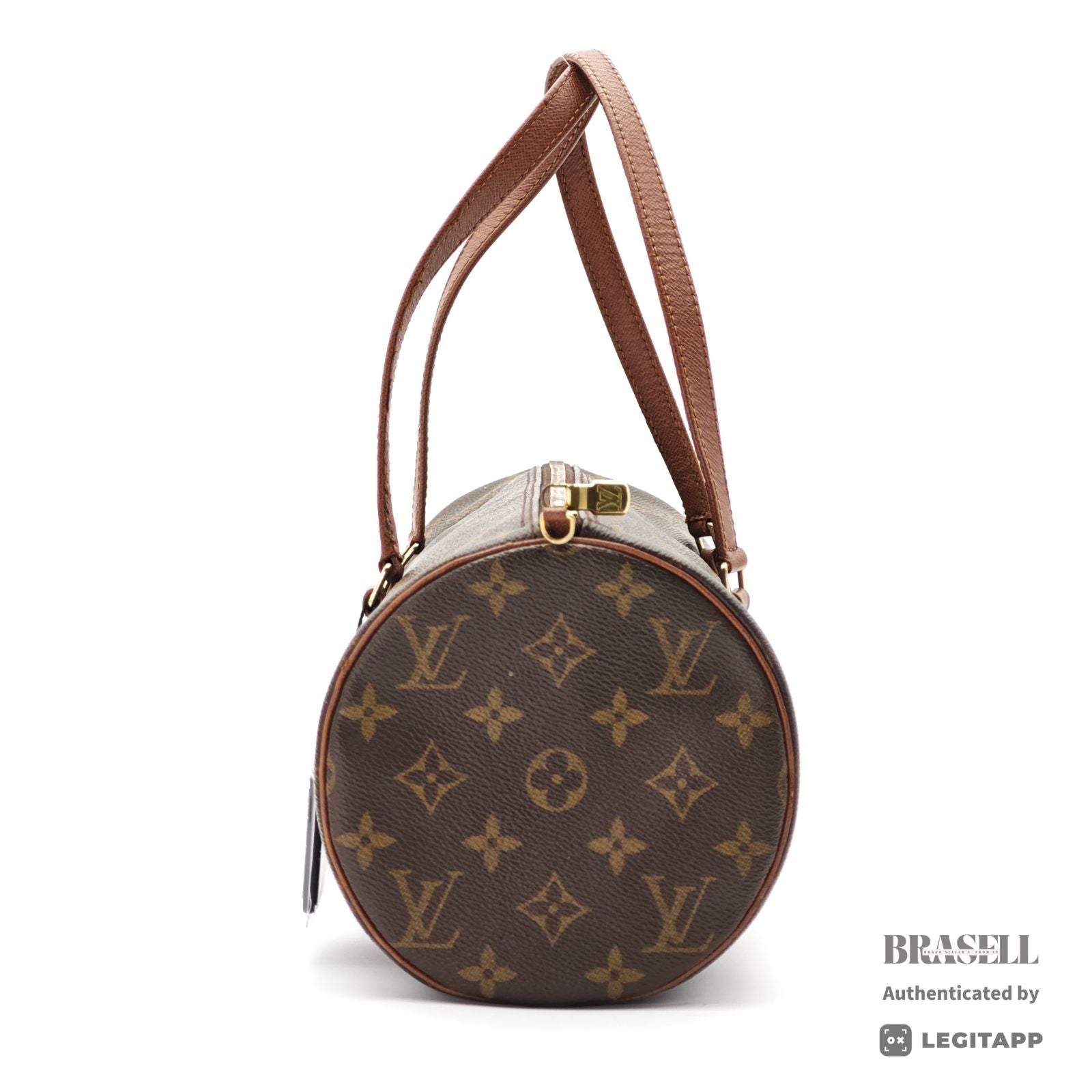 LOUIS VUITTON Papillon Hand Bag Monogram Canvas M51365 Brown 【ImportFeeFREE】