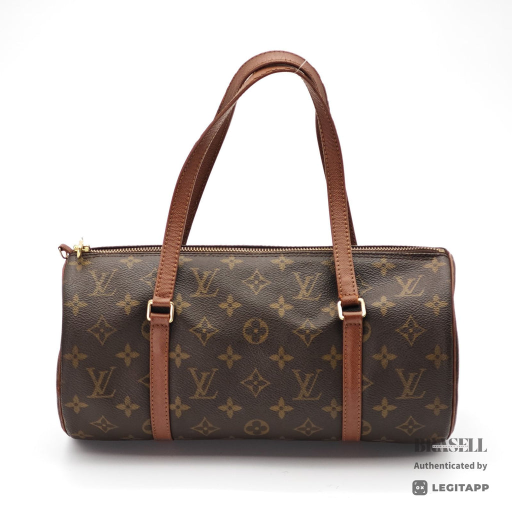 LOUIS VUITTON Papillon Hand Bag Monogram Canvas M51365 Brown 【ImportFeeFREE】