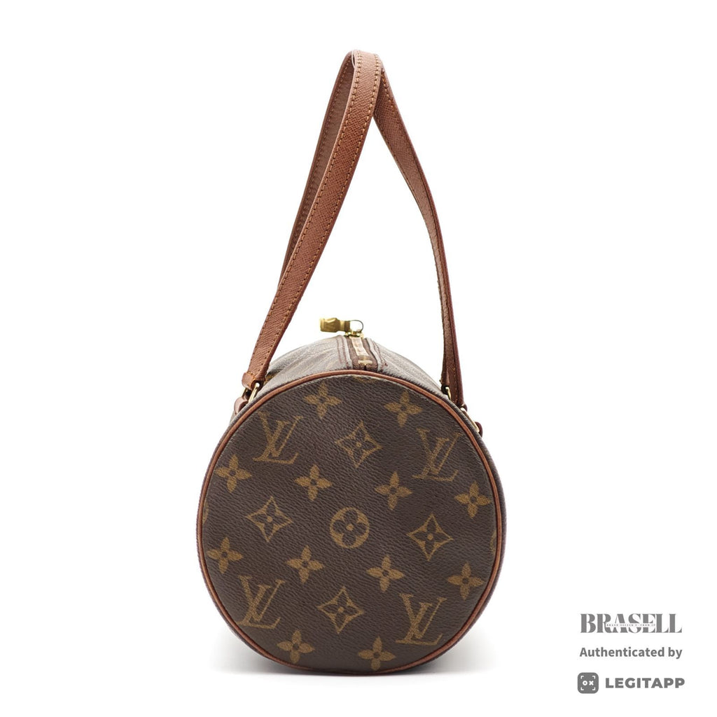 LOUIS VUITTON Papillon Hand Bag Monogram Canvas M51365 Brown 【ImportFeeFREE】