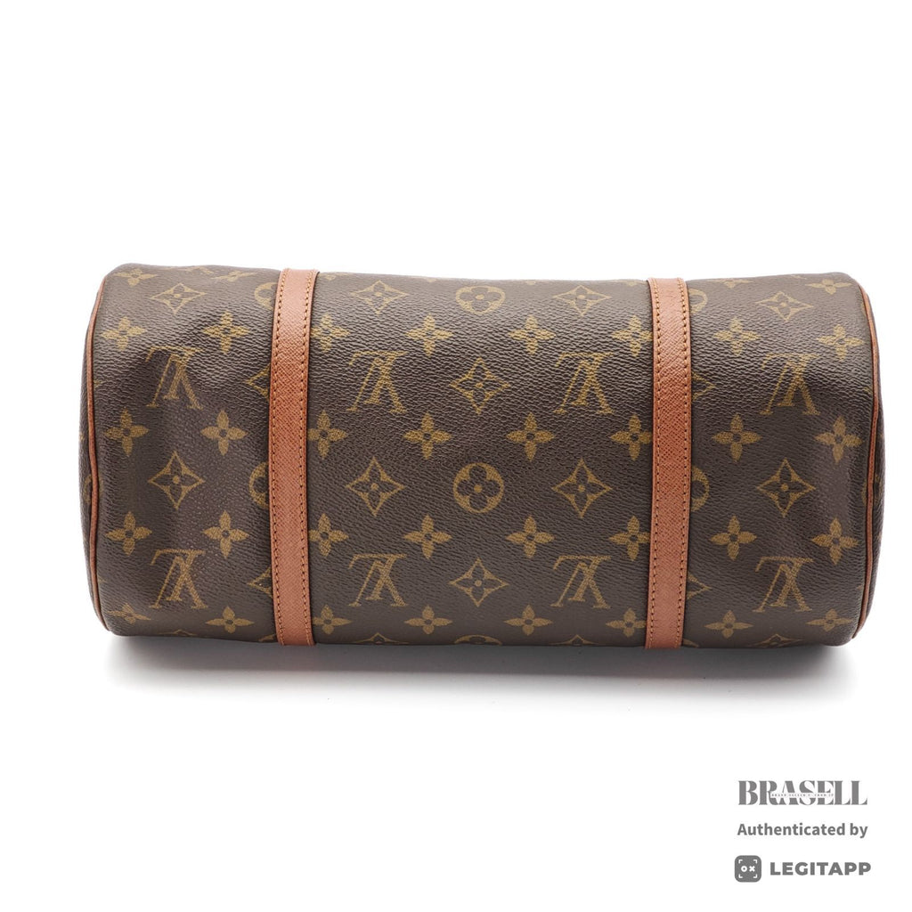 LOUIS VUITTON Papillon Hand Bag Monogram Canvas M51365 Brown 【ImportFeeFREE】