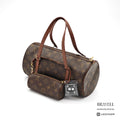 LOUIS VUITTON Papillon Hand Bag Monogram Canvas M51365 Brown 【ImportFeeFREE】
