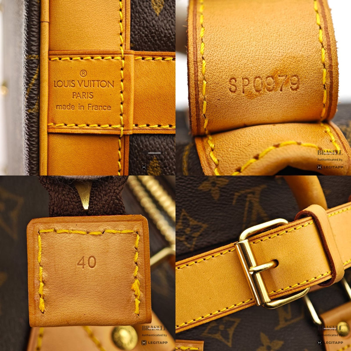 LOUIS VUITTON Cruiser Bag 40 Travel Monogram Canvas M41139 【ImportFeeFREE】