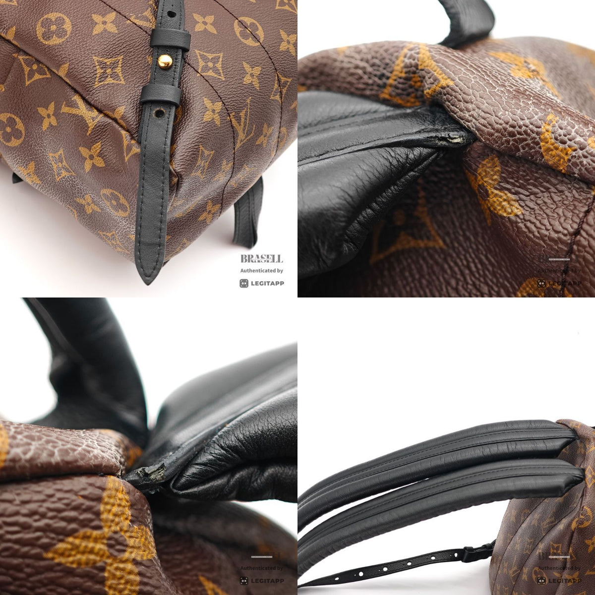 LOUIS VUITTON Monogram Palm Springs Backpack MM M43116 Brown【ImportFeeFREE】