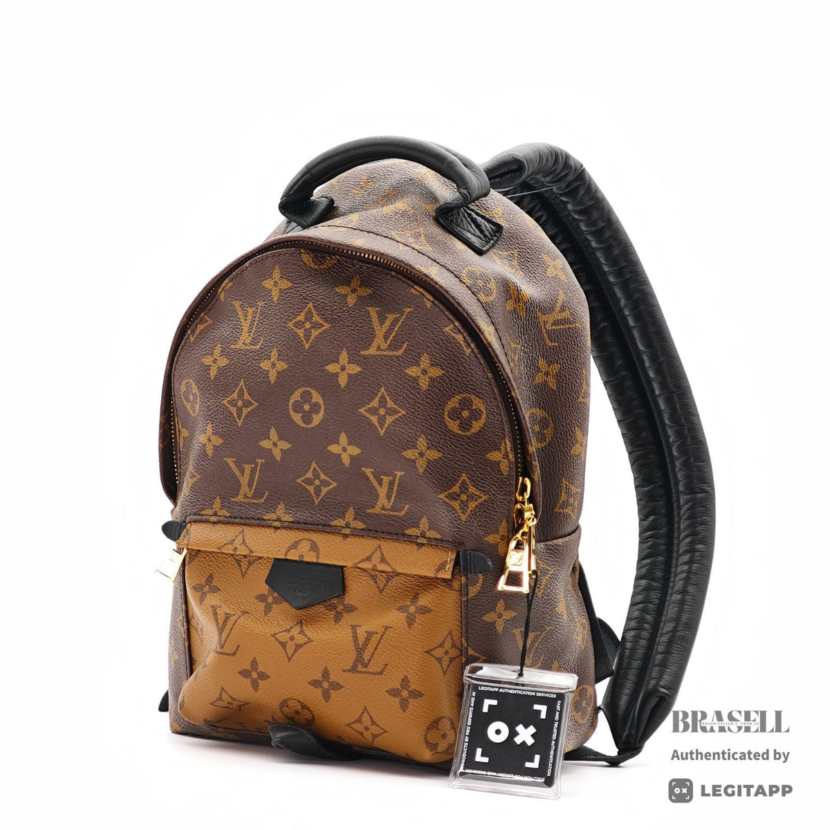 LOUIS VUITTON Monogram Palm Springs Backpack MM M43116 Brown【ImportFeeFREE】