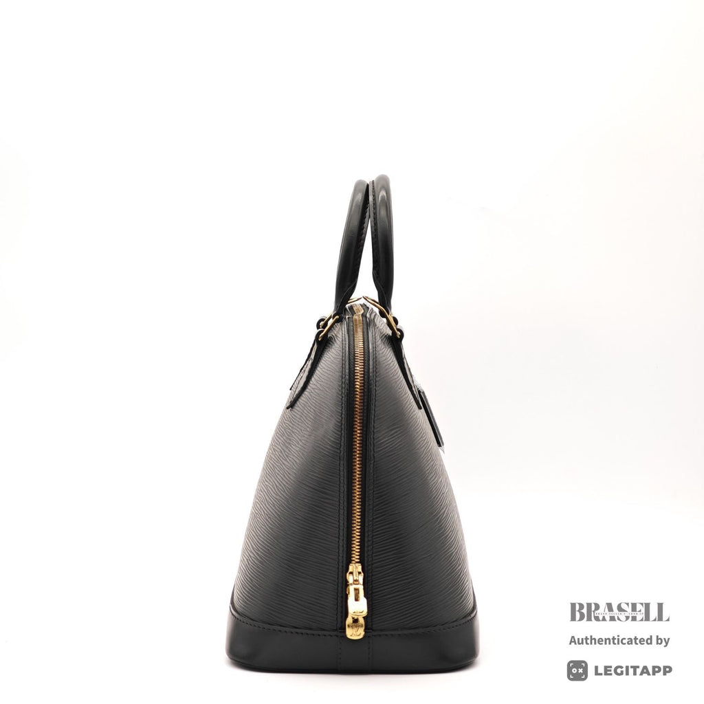 LOUIS VUITTON Epi Alma M52142 Handbag Black Women's【ImportFeeFREE】