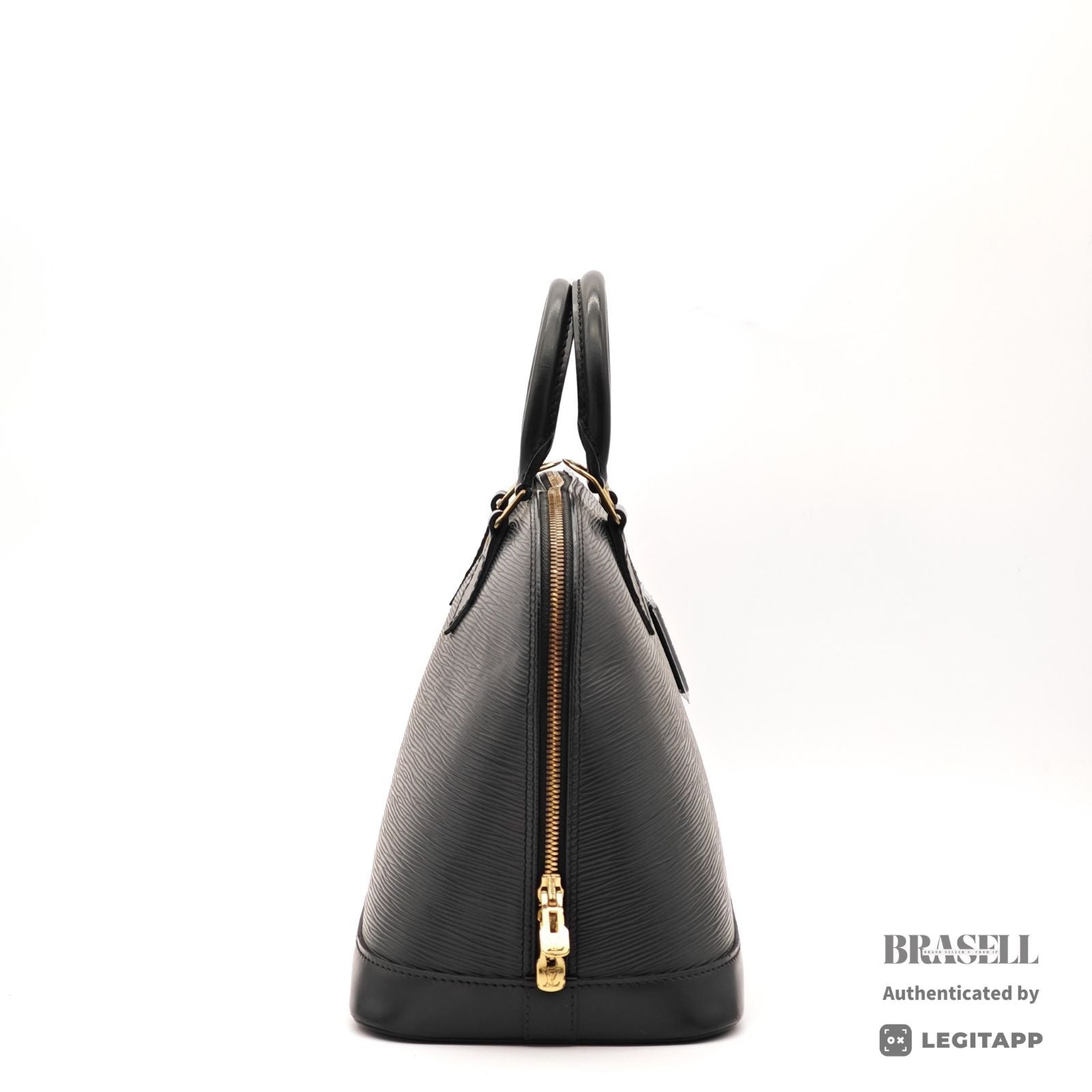 LOUIS VUITTON Epi Alma M52142 Handbag Black Women's【ImportFeeFREE】