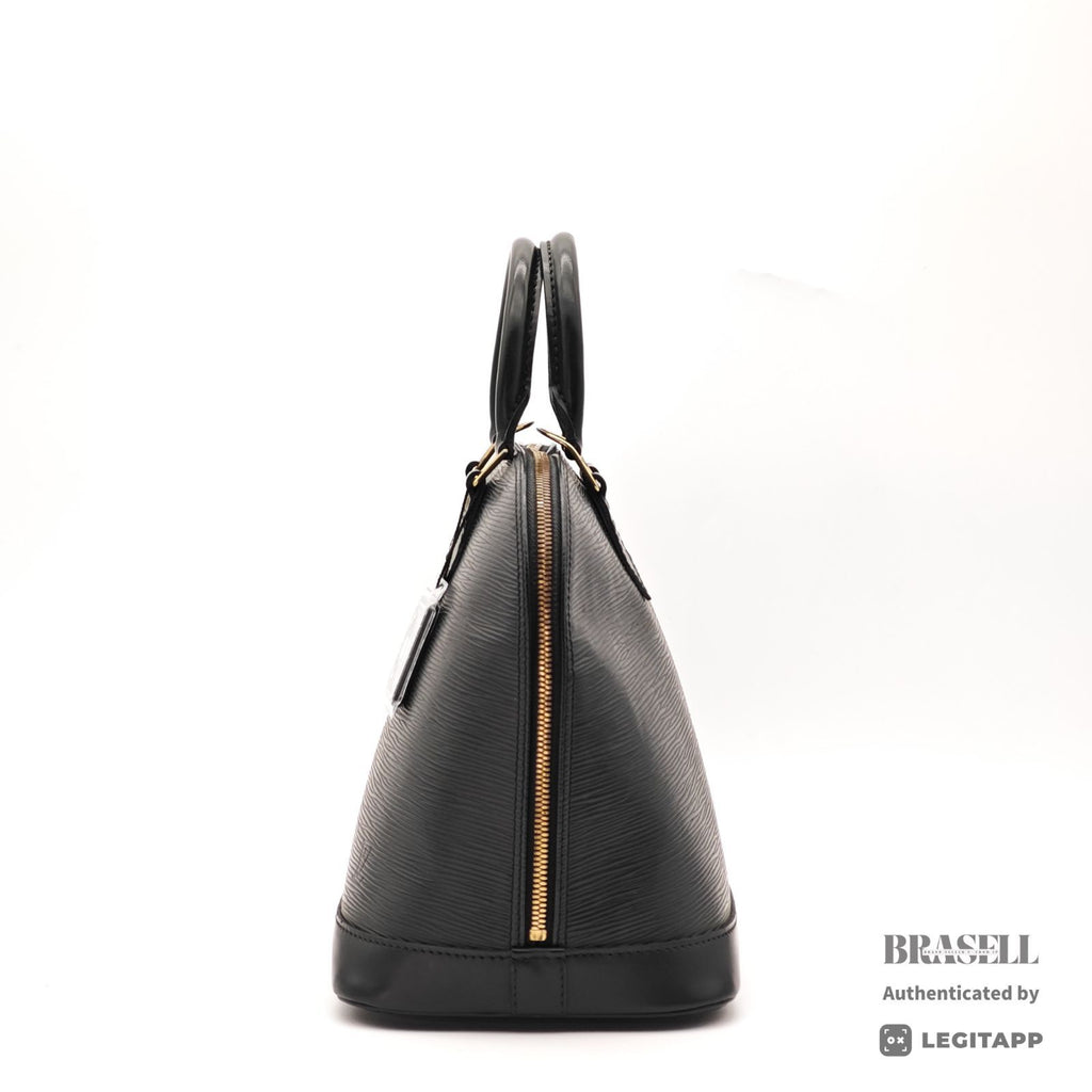 LOUIS VUITTON Epi Alma M52142 Handbag Black Women's【ImportFeeFREE】