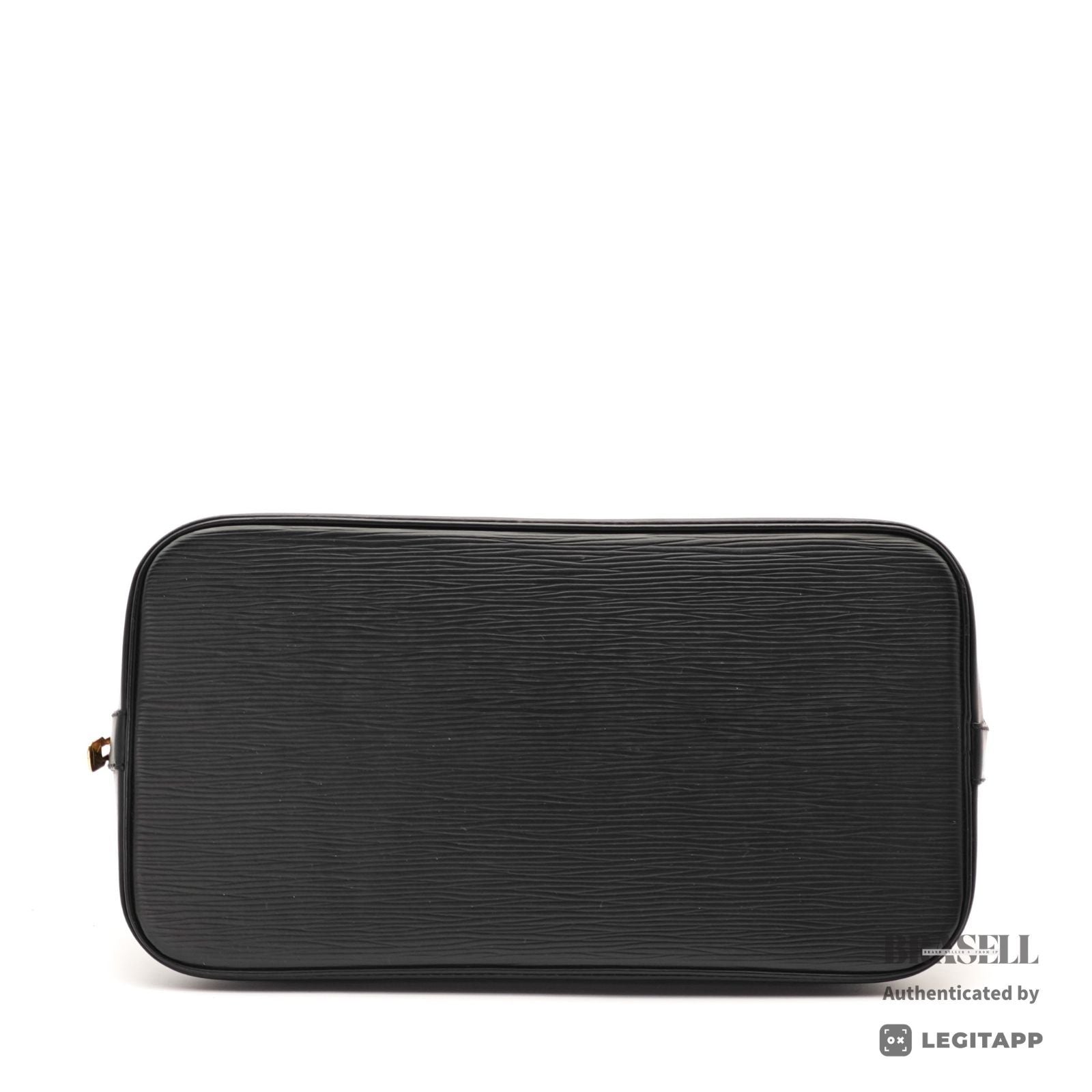 LOUIS VUITTON Epi Alma M52142 Handbag Black Women's【ImportFeeFREE】