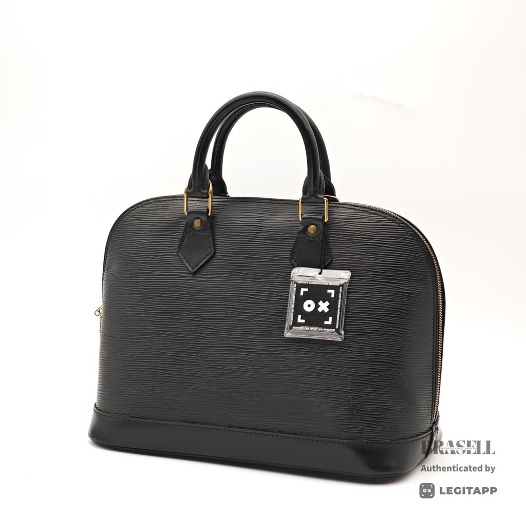 LOUIS VUITTON Epi Alma M52142 Handbag Black Women's【ImportFeeFREE】