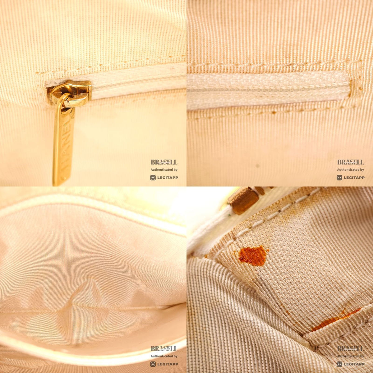 CHANEL Caviar Skin Shoulder Tote Bag White Women's【ImportFeeFREE】