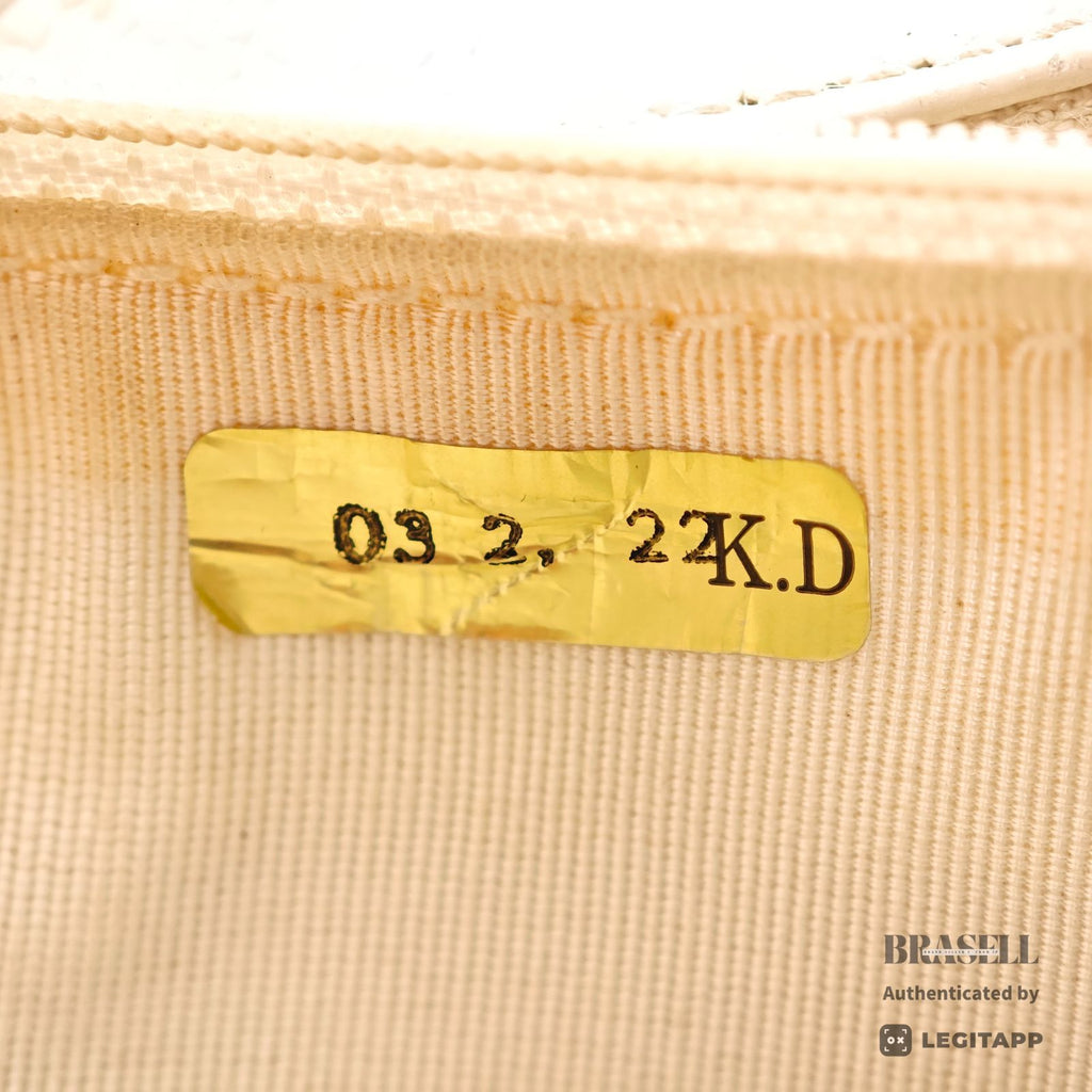 CHANEL Caviar Skin Shoulder Tote Bag White Women's【ImportFeeFREE】