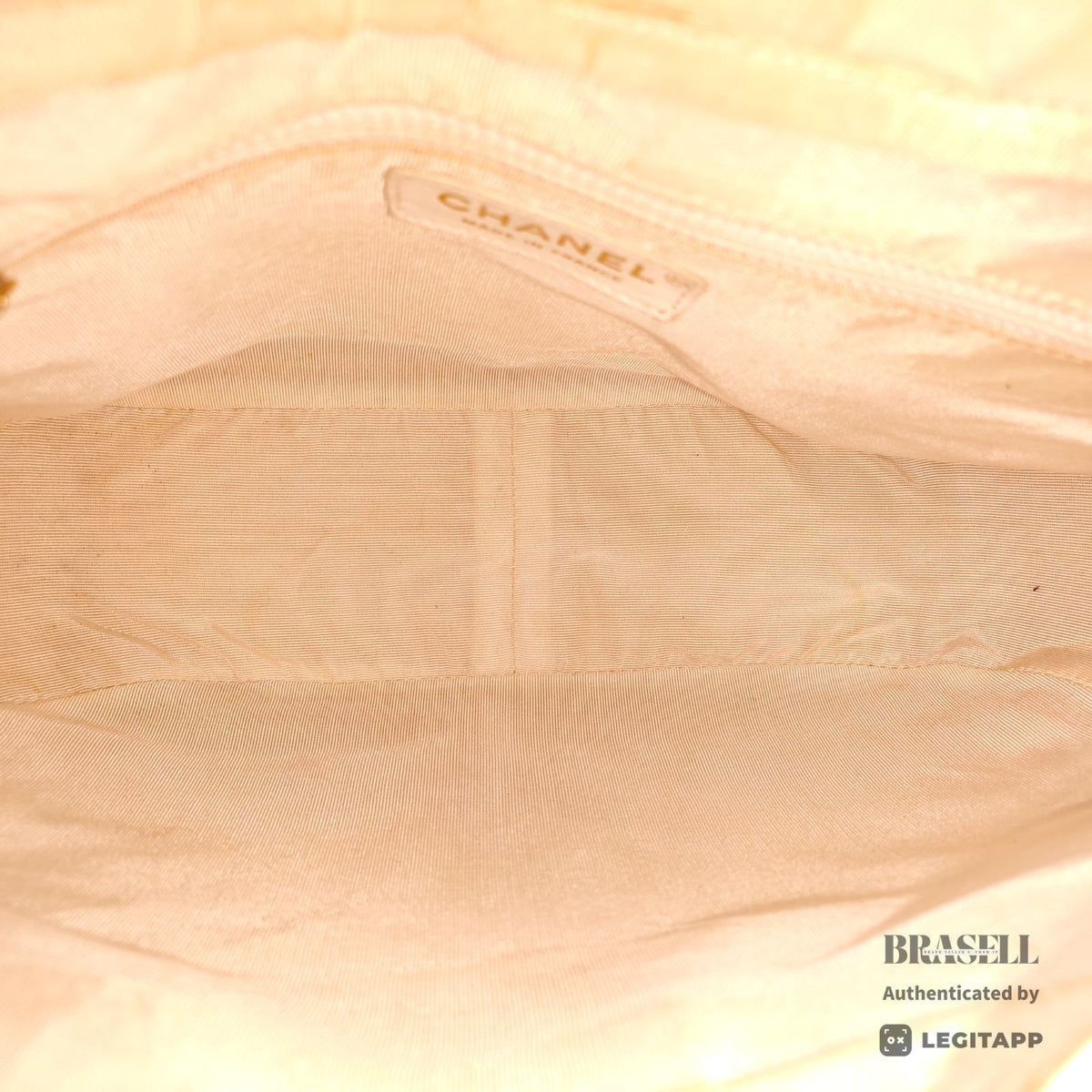 CHANEL Caviar Skin Shoulder Tote Bag White Women's【ImportFeeFREE】