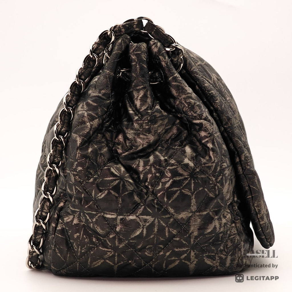 CHANEL Retro Pattern Chain Bag Gray Women's Handbag【ImportFeeFREE】