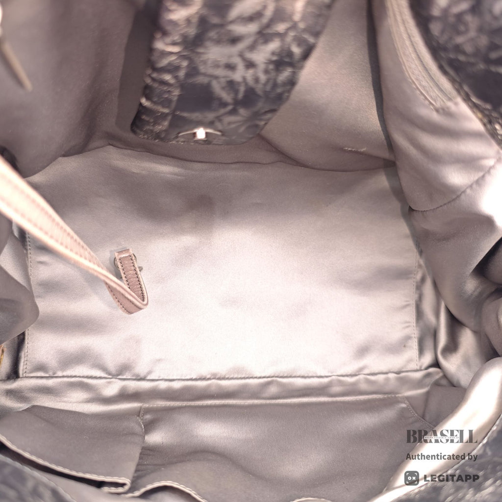 CHANEL Retro Pattern Chain Bag Gray Women's Handbag【ImportFeeFREE】